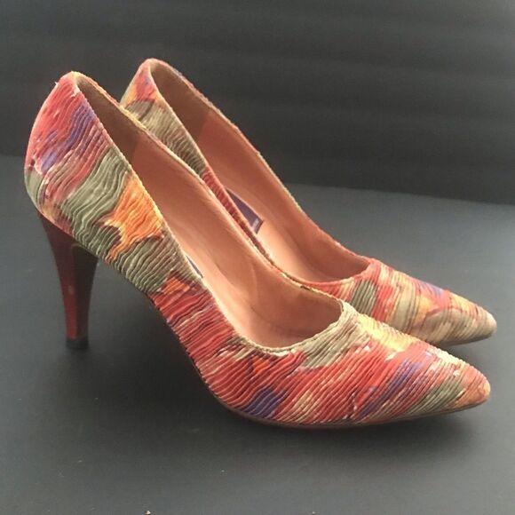 Vintage 1990’s Phyllis Poland ruched spike heels - Picture 6 of 8